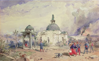 Una vista de Sebastopol, 1855